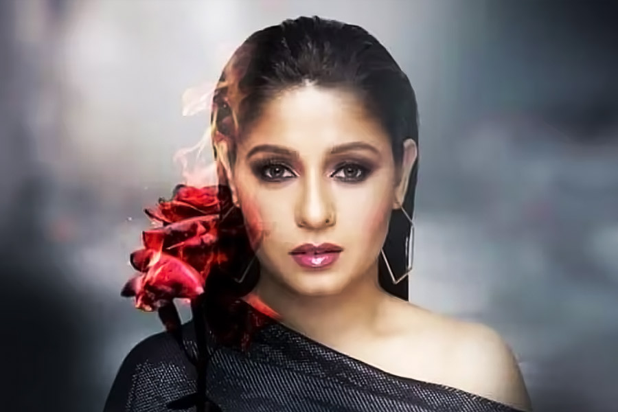 Sunidhi Chauhan Indian Famous Playback Singer Sunidhi Chauhan Spilled