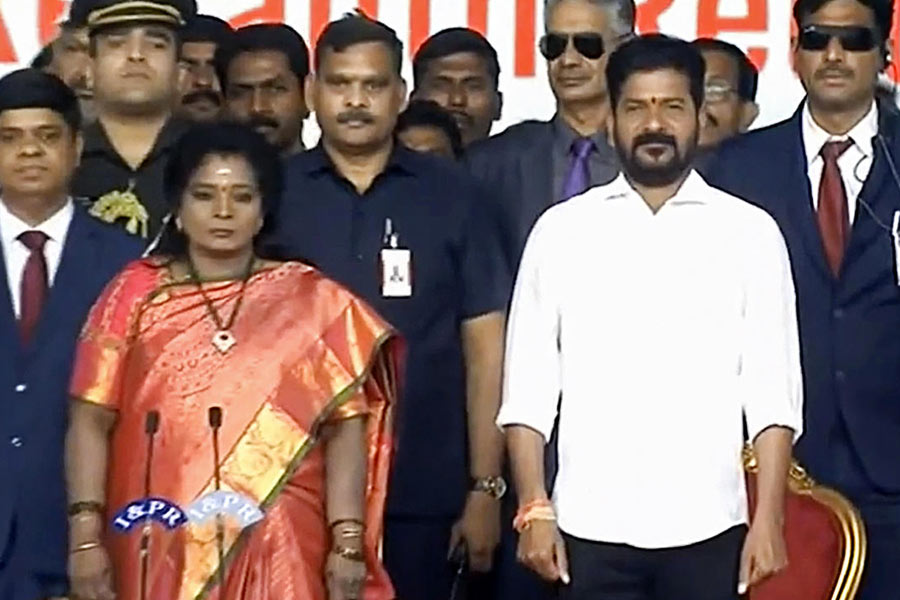 Congress Leader A Revanth Reddy Sworn In As Chief Minister Of Telangana