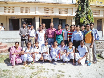 Girls from Saraswatipur tea garden got 2nd place in national level Rugby