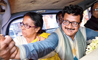 Pradip Saha released from Sajal Ghosh's murder case