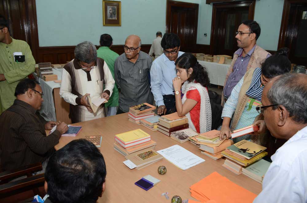 Nagchampatala in library department of Visva-Bharati
