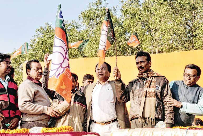 এ বার সাত্তোরে অফিস বিজেপি-র