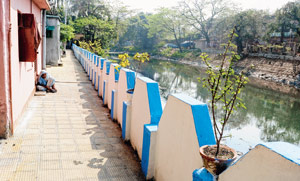 সাজছে টালি নালার পাড় তবে পার্ক এখনই নয়