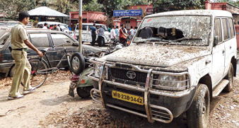 কল্যাণী থানায় ছাত্রদের তাণ্ডব, গ্রেফতার রেজিস্ট্রার