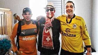 মেসিদের ম্যাচ দেখতে সুইস সমর্থকের ছদ্মবেশ আর্জেন্তিনীয়র