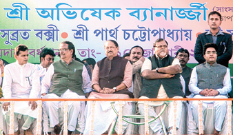 বিজেপির জুজুই ছেয়ে তৃণমূলের পাল্টা সভায়