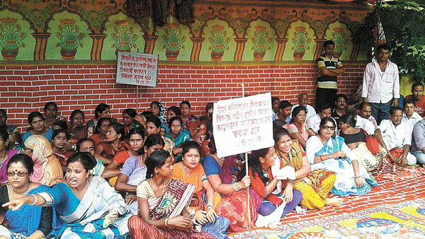 দুর্নীতির বিরুদ্ধে মিছিল বিজেপির