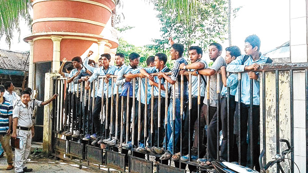 Violence at Karimganj college