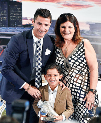 Family picture of Ronaldo
