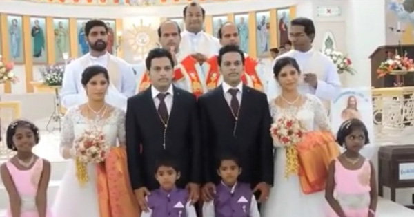Twin brides, twin grooms, twin guest, a real marriage in kerala dgtl