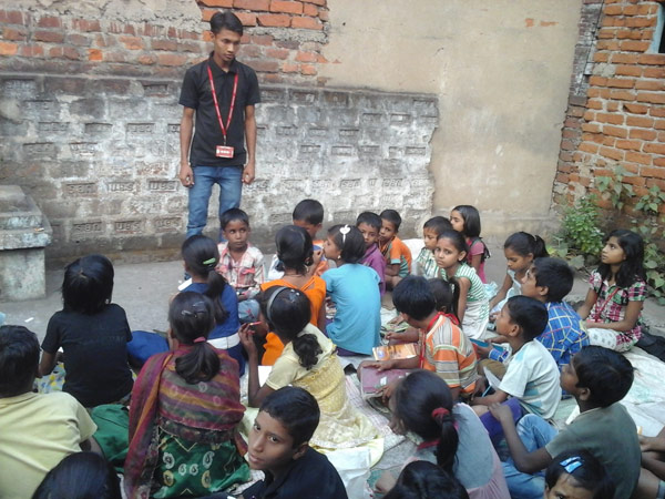 free school running by a momo macker to help other poor children dgtl