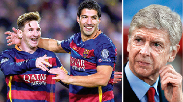 Arsenal face Barcelona and messi again in this season's Champions League