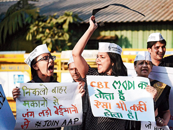 Arvind Kejriwal demands finance minister's resignation