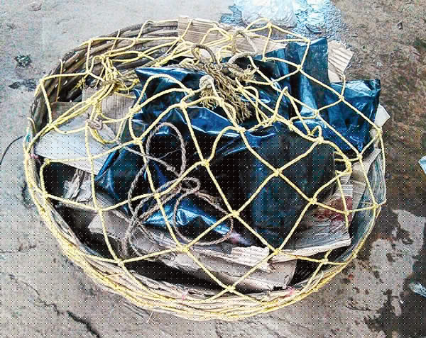 dead body of a woman in local train compartment