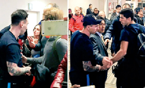 Argentine fans SPIT AT and insult Lionel Messi