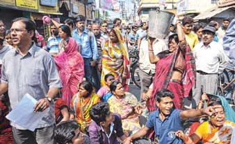 Water supply problem in Bhadreswar