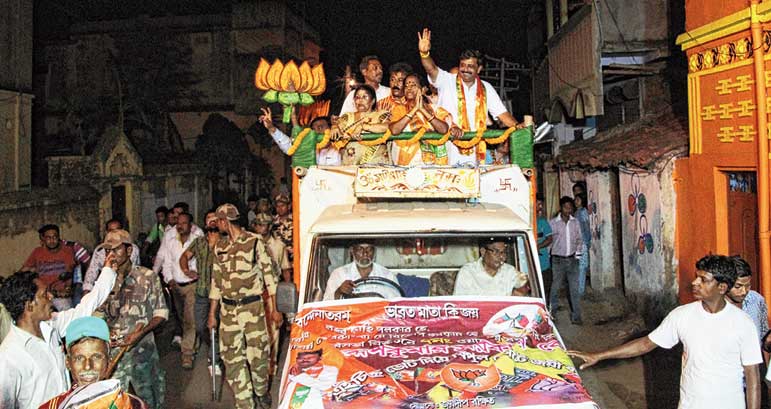 Rahul Singhs rally in Raghunathpur