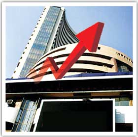 Sensex starts new financial year on high note