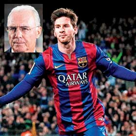 Kaiser calls Messi the God of football