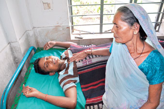 BJP workers were beaten by TMC 