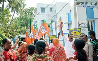 BJP MLA complaints against anti socials