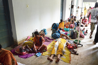 Fire panic at Hospital