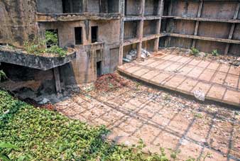 The stage work of cit road is not done