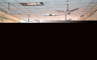 Ceiling was broken at kharagpur railway hospital