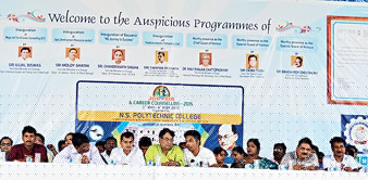 Job fair and career counselling at Ausgram polytechnic