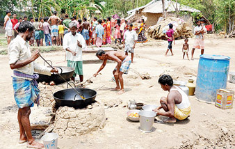 Tornedo like macabre storm brings disaster at Onda village  