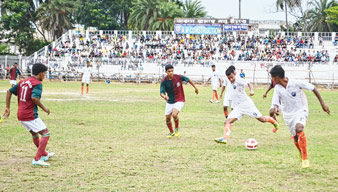 Football tournament starts at Basirhat