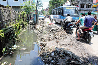 Drainage system poor at Cooch Behar