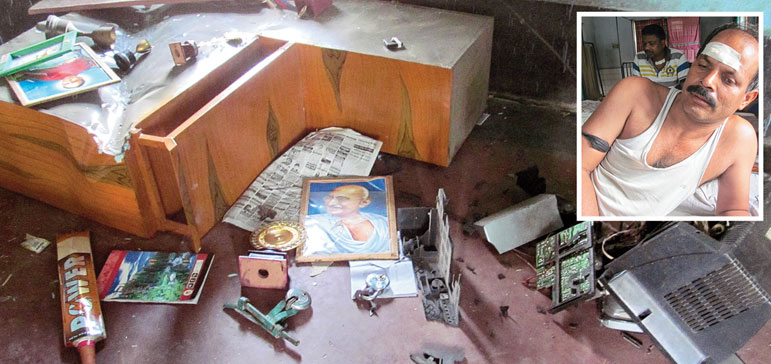 Police attacked at Pandua