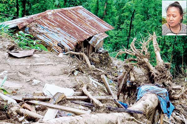 এই এলাকাতেই ছিল সেলুষ্ণার (ইনসেটে) বাড়ি।— নিজস্ব চিত্র।