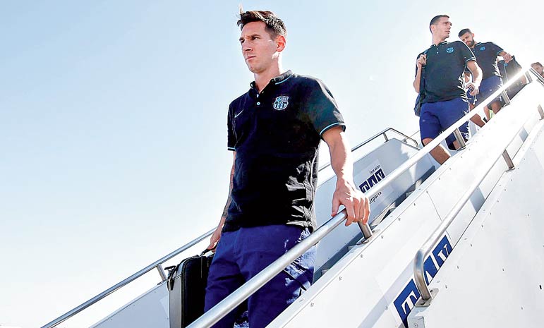 messi foresees for himself that he could be a midfilder