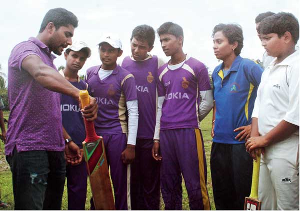 Bangladesh opener Imrul Kayes at Karimpur