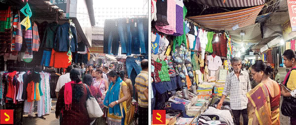 Hawker creates problem on road