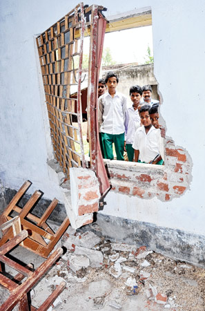 হস্টেল ঘিরে ফেলল নয় দাঁতাল