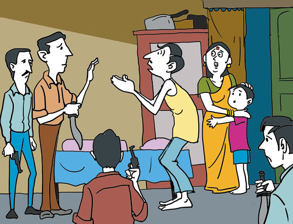 Robbery at Bansdroni