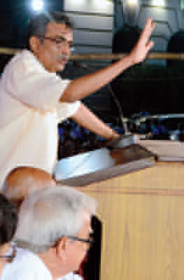 Suryakanta Mishra attacks Trinamool