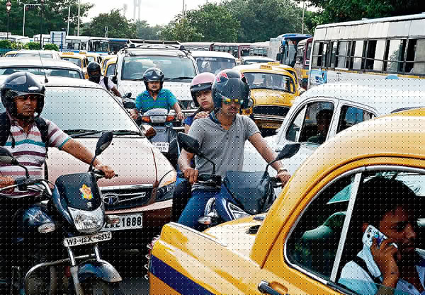 double rally made big trouble in busy city