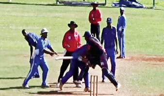 Cricket Field Turns Into Wrestling Ground