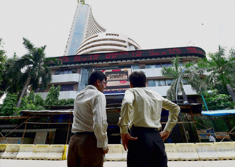 sensex fell 26 points due to uncertainty in market