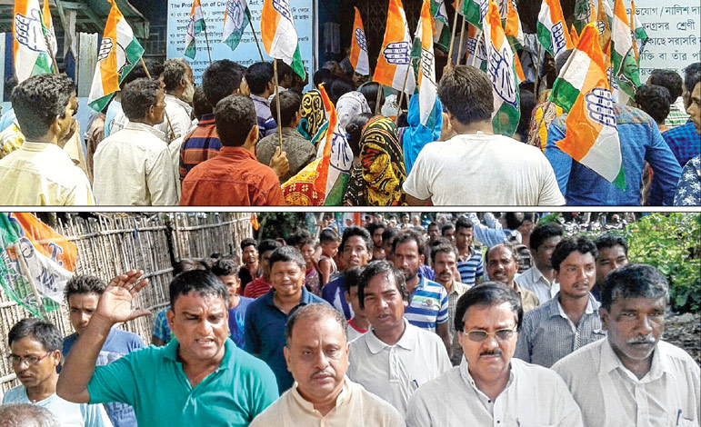 বিরোধীরা মিশে, তৃণমূলে নতুনরা বেশি