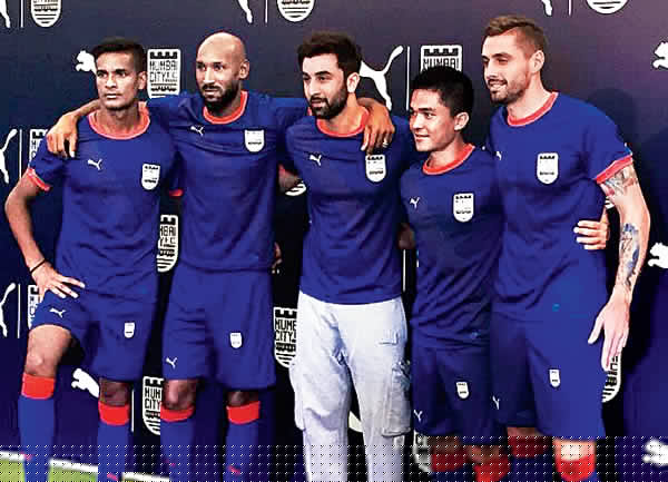 New blue jersey for Mumbai football team
