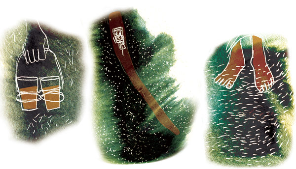 হুল্লোড়বাজ বিষণ্ণ উদাসীন কবি তিন