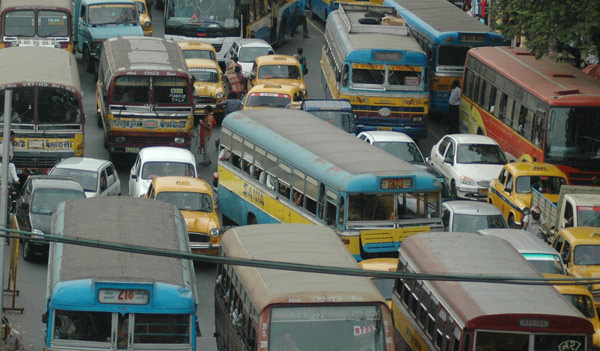 People facing problem for congress Nabanna march