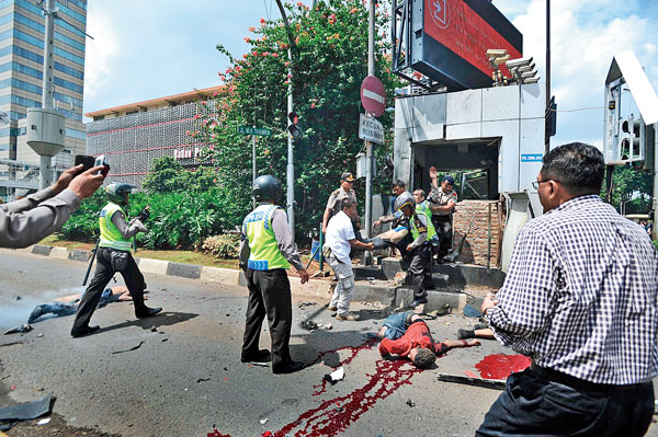 witness recounts terrorist attack in jakarta