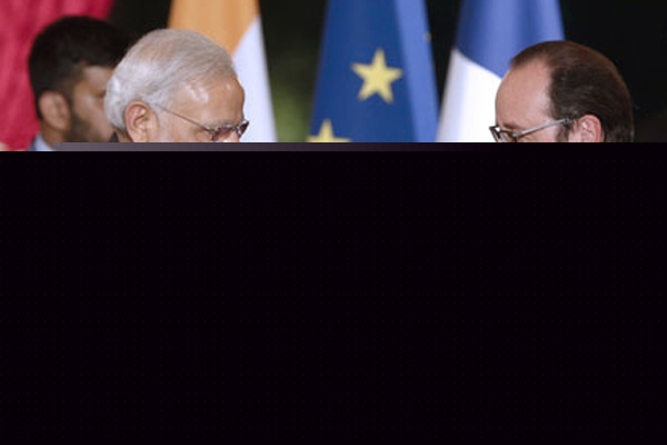 India is tensioned about french president's security