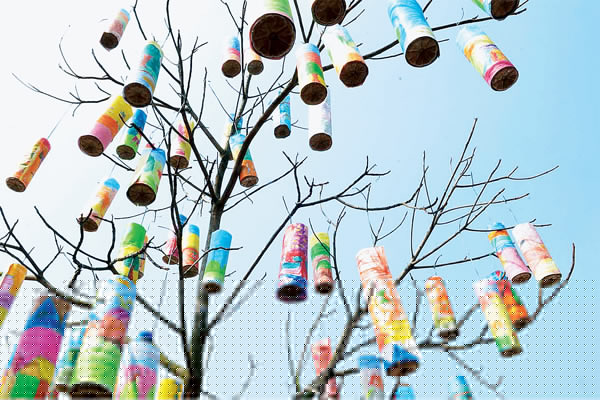 আলপনা-আবৃত্তিতে জমজমাট লবকুশ